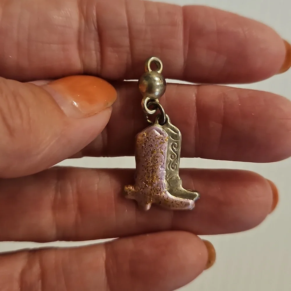 Lots of Western themed crafting brads charms and More silver blue gold - Picture 10 of 14